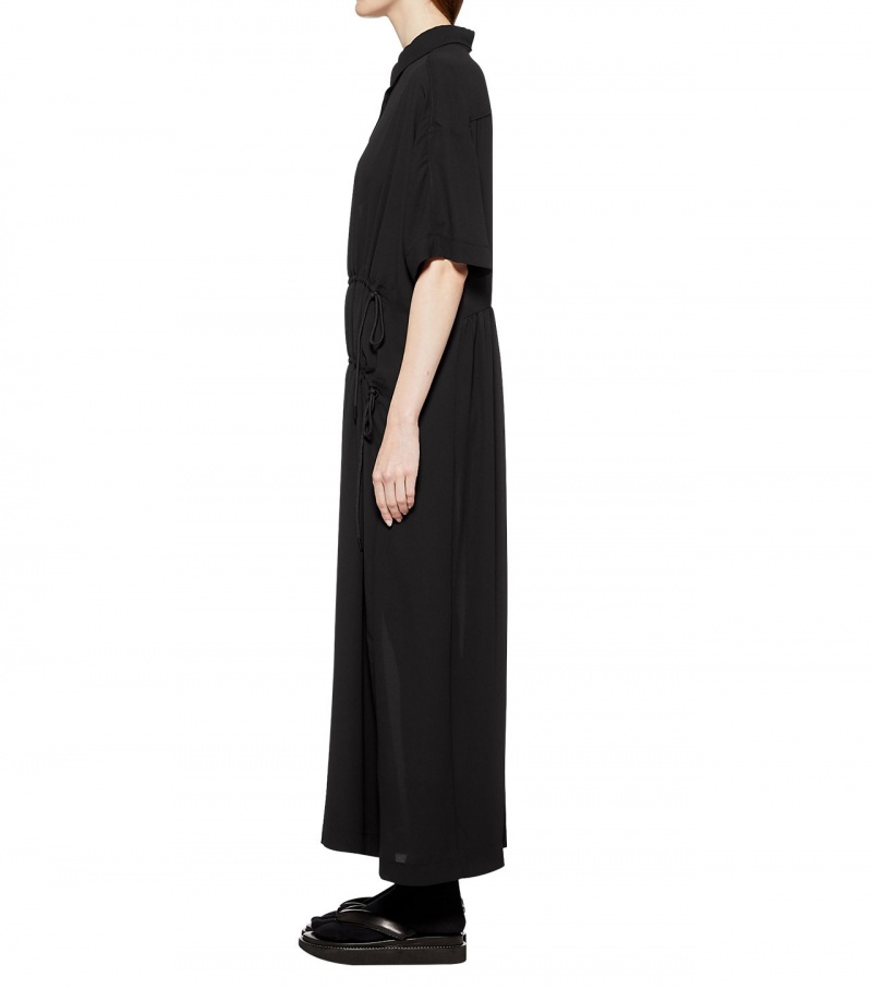 Black Onitsuka Tiger Ws Long Dress | 59376-BQDK