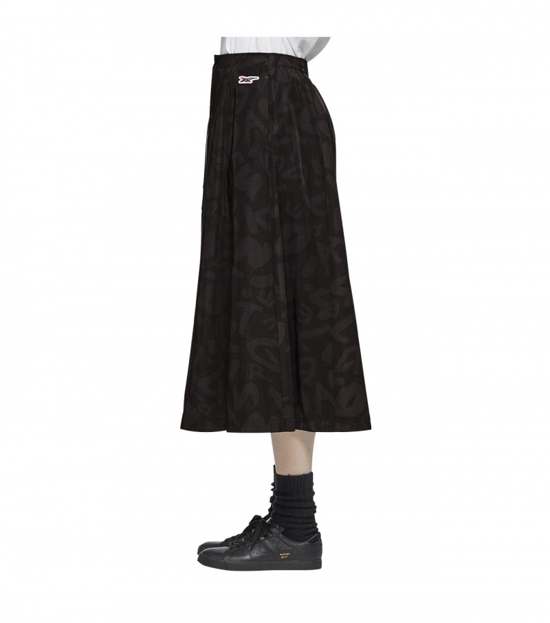 Black Onitsuka Tiger  Skirts | 64519-BAHI