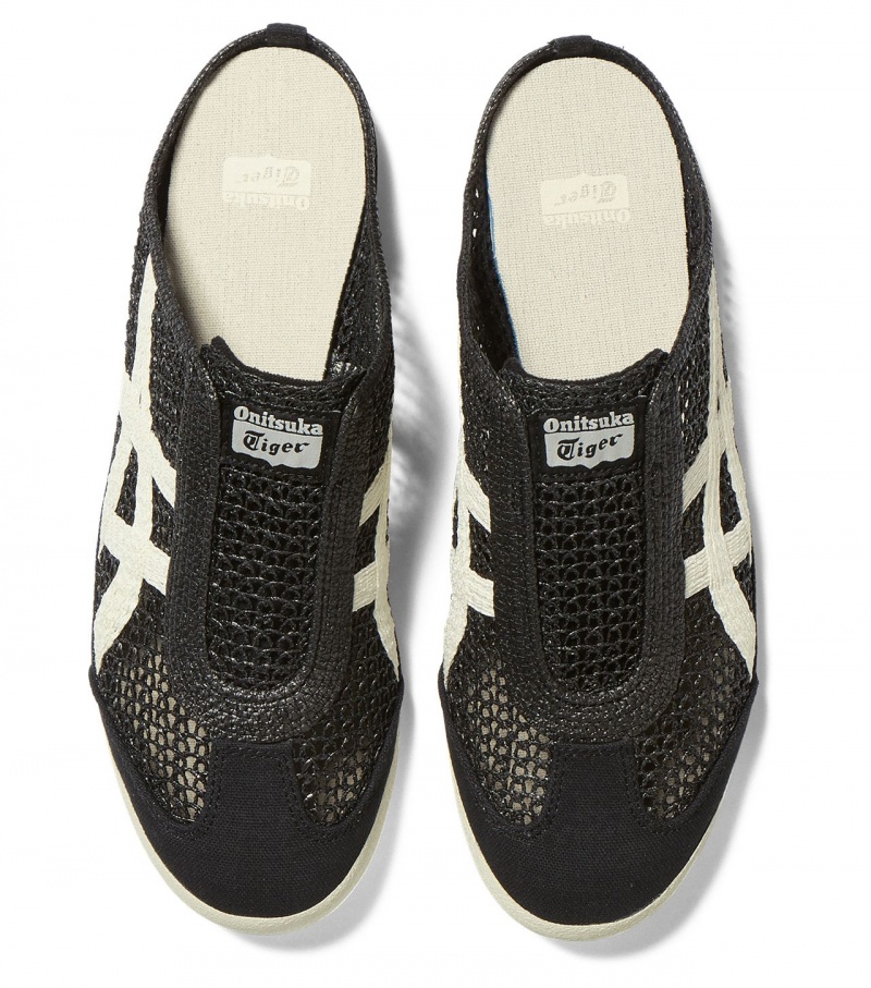 Black / Cream Onitsuka Tiger Mexico 66 Sabot | 73591-JOHA