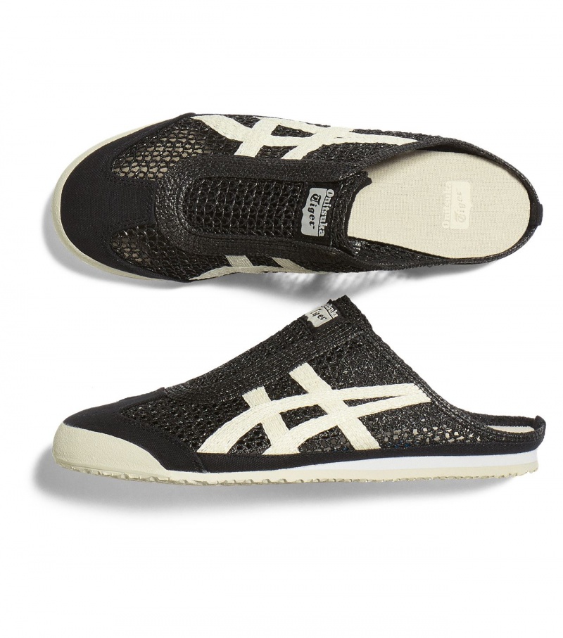 Black / Cream Onitsuka Tiger Mexico 66 Sabot | 73591-JOHA