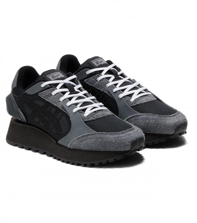 Black / Grey Onitsuka Tiger Moage Co | 70958-BDKC