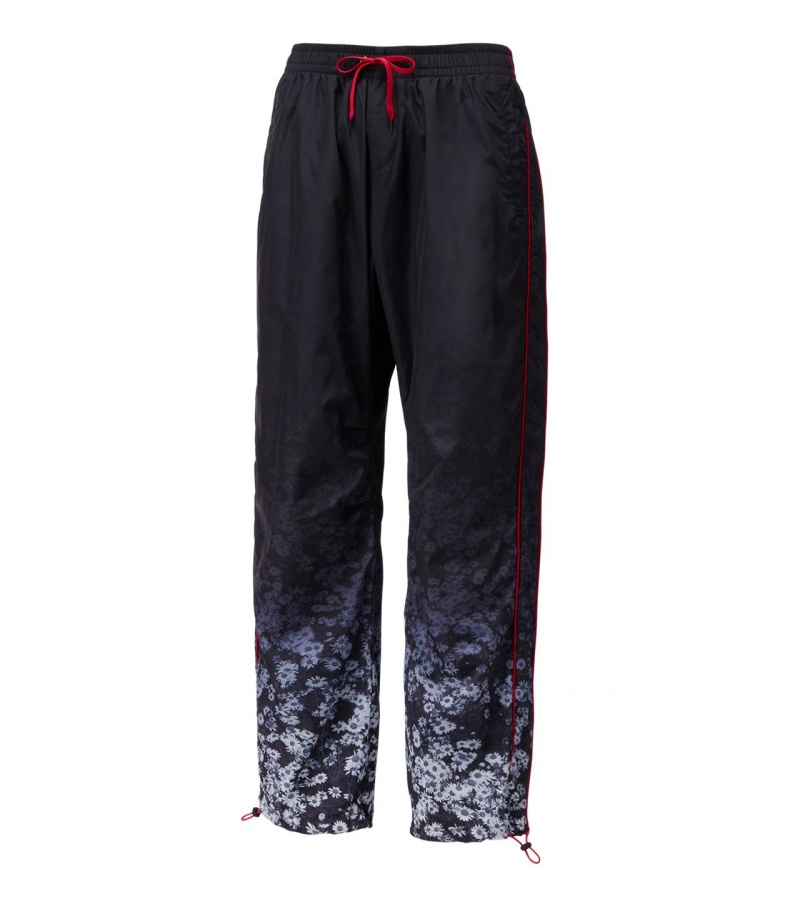 Black / Red Onitsuka Tiger P Track Pants | 29786-KYSZ