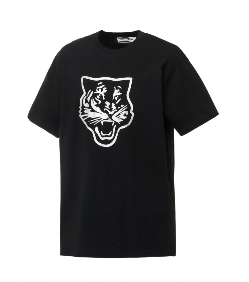 Black / Silver Onitsuka Tiger Logo Graphic T | 98106-LSMF