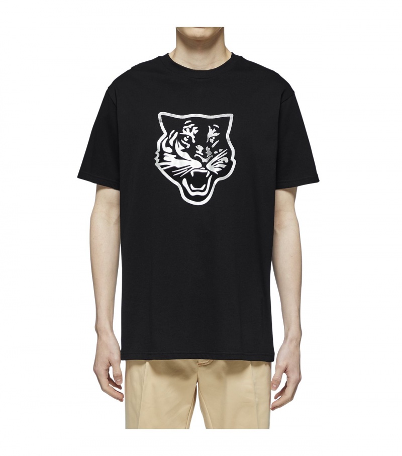 Black / Silver Onitsuka Tiger Logo Graphic T | 98106-LSMF