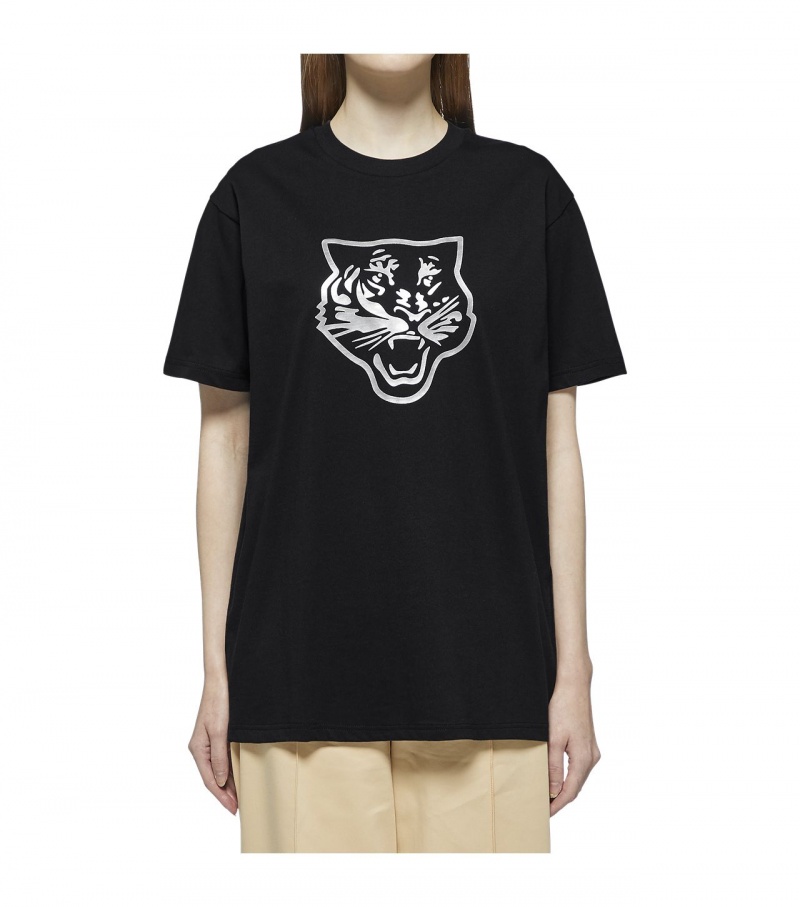 Black / Silver Onitsuka Tiger Logo Graphic T | 98106-LSMF