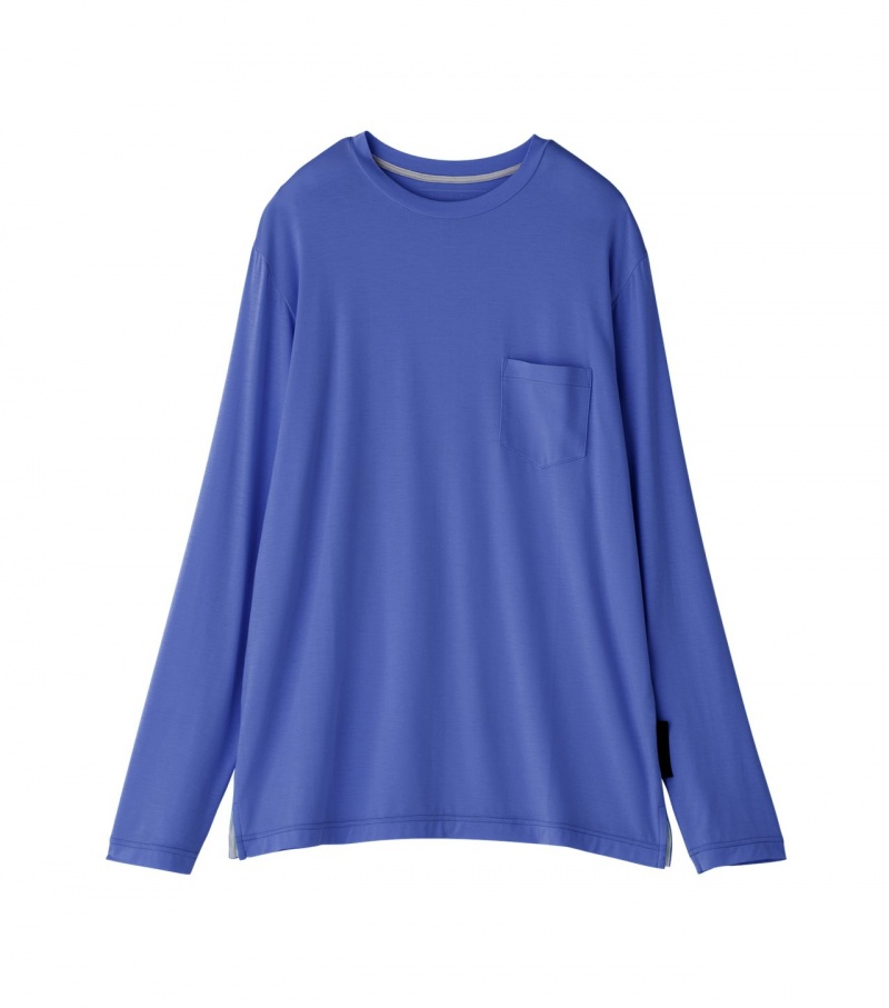 Blue Onitsuka Tiger Sweatshirts | 79253-EMXI