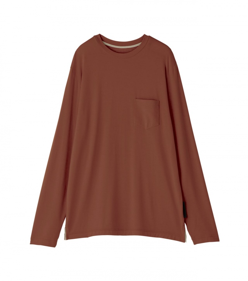 Brown Onitsuka Tiger Ls Tops | 54870-CSOD