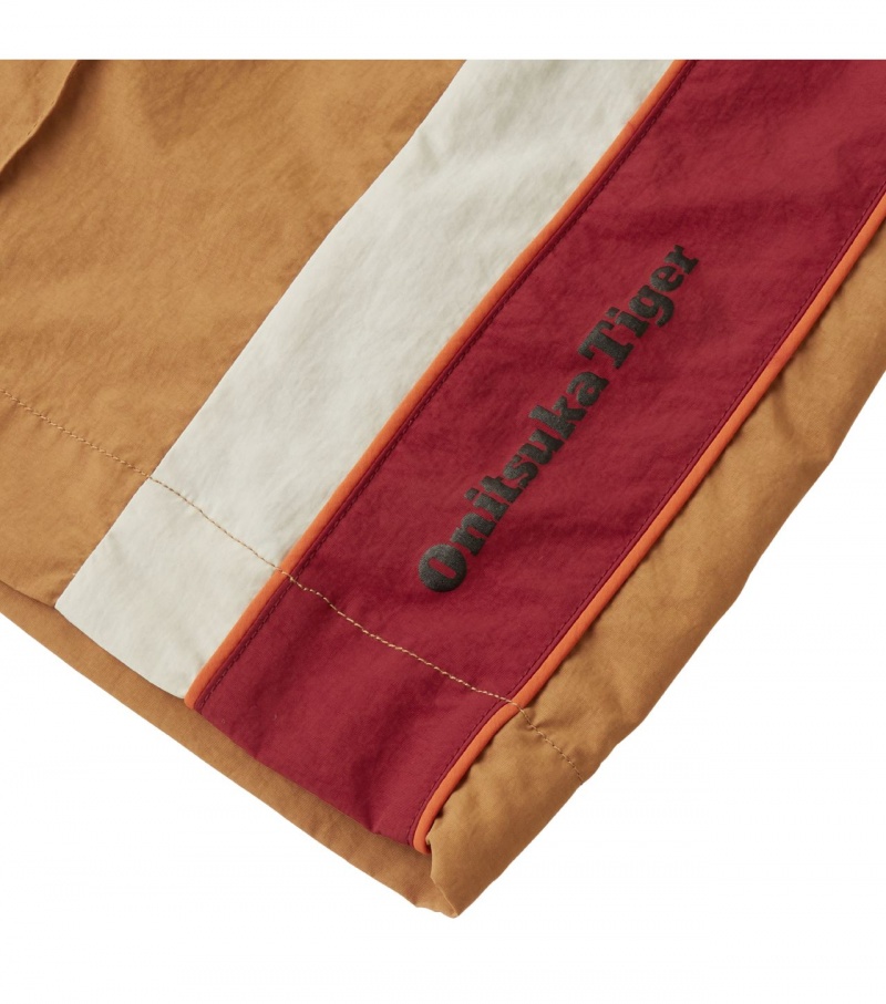 Brown Onitsuka Tiger Shorts | 42609-FSCR