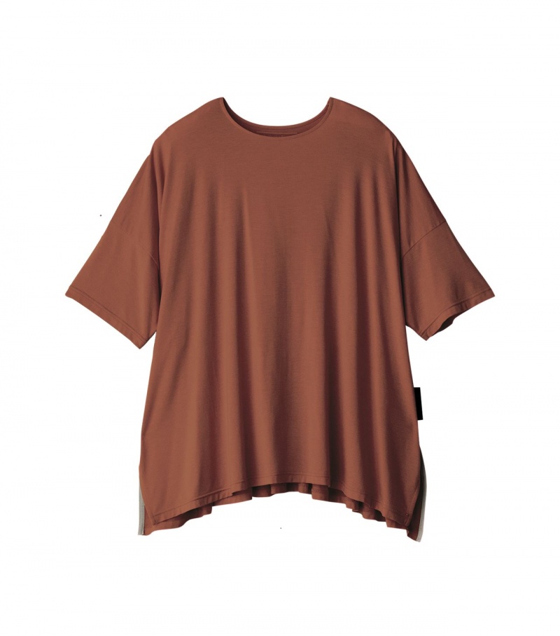 Brown Onitsuka Tiger T Shirts | 82739-FQPA