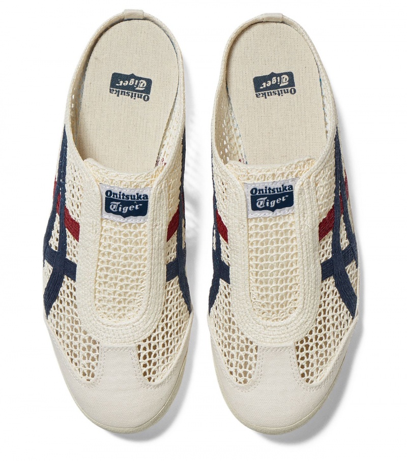 Cream / Blue Onitsuka Tiger Mexico 66 Sabot | 79056-RNYQ