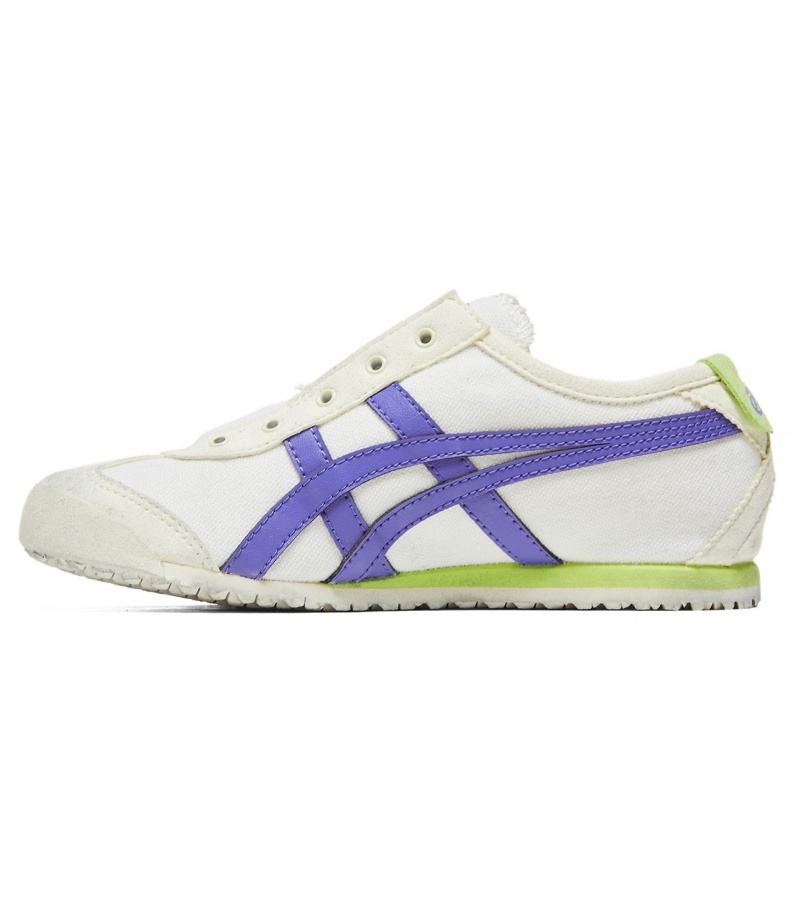 Cream / Blue Onitsuka Tiger Mexico 66 Slip-On | 91758-TUAG