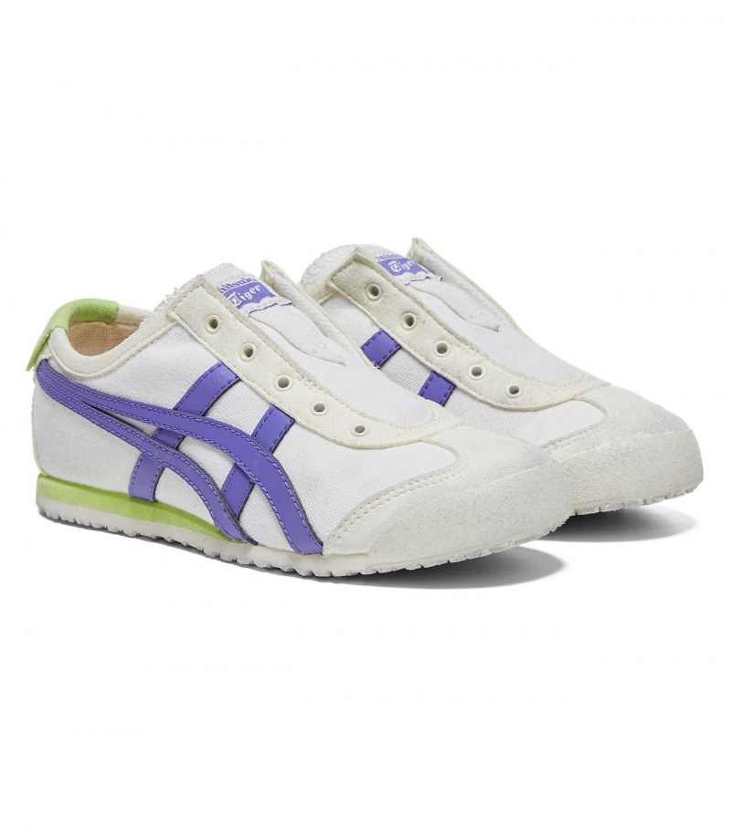 Cream / Blue Onitsuka Tiger Mexico 66 Slip-On | 91758-TUAG