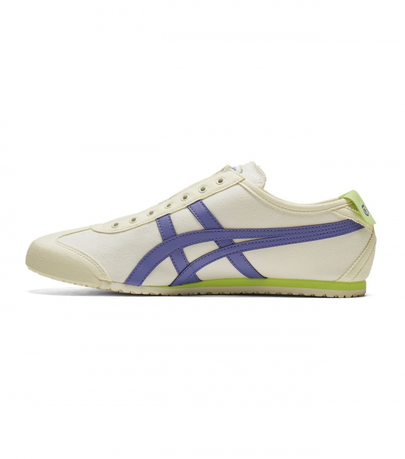 Cream / Blue Onitsuka Tiger Mexico 66 Slip-On | 20598-ZHUX