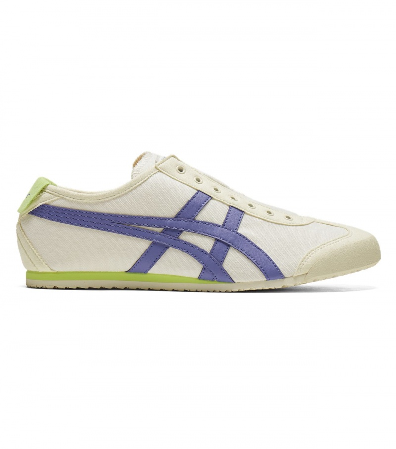 Cream / Blue Onitsuka Tiger Mexico 66 Slip-On | 20598-ZHUX