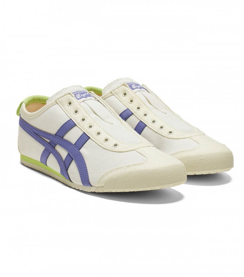 Cream / Blue Onitsuka Tiger Mexico 66 Slip-On | 97543-EVDY