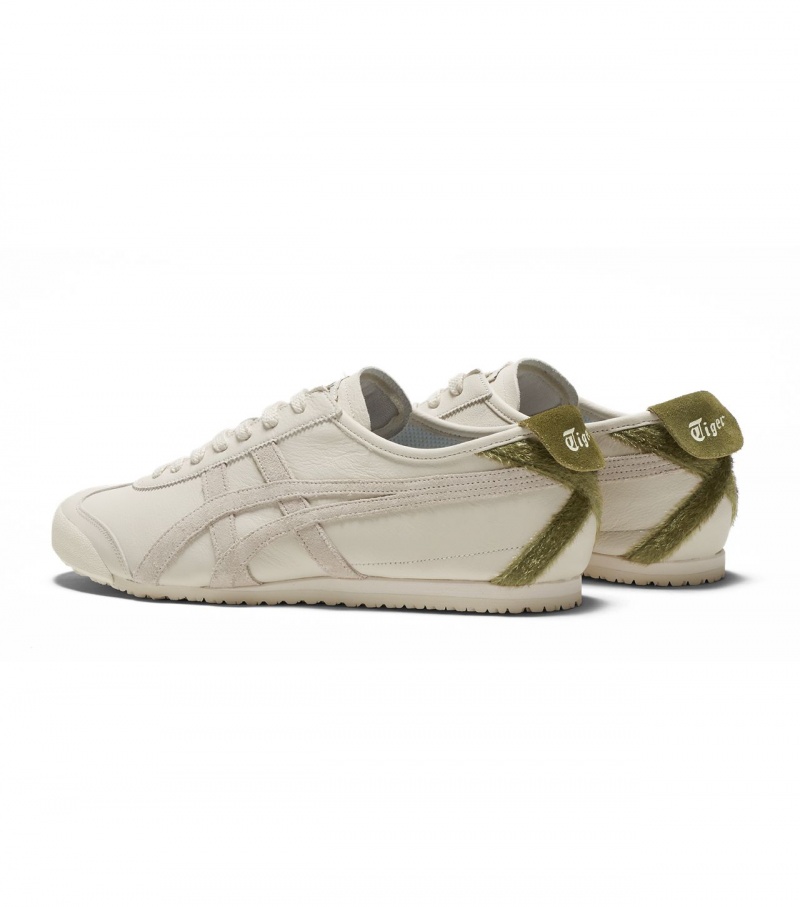 Cream / Brown Green Onitsuka Tiger Mexico 66 | 26801-YAUB