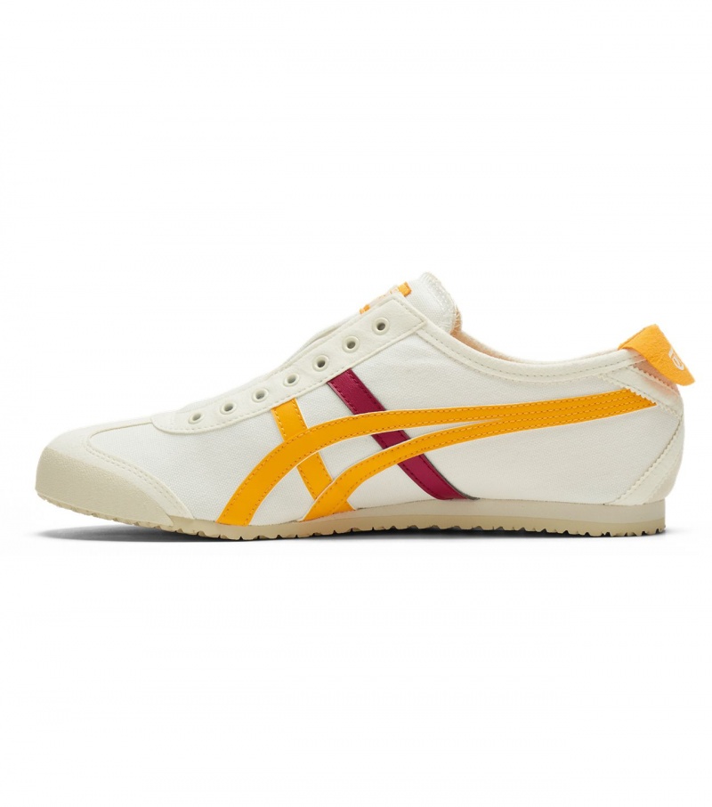 Cream / Orange Onitsuka Tiger Mexico 66 Slip-On | 64319-YQFI