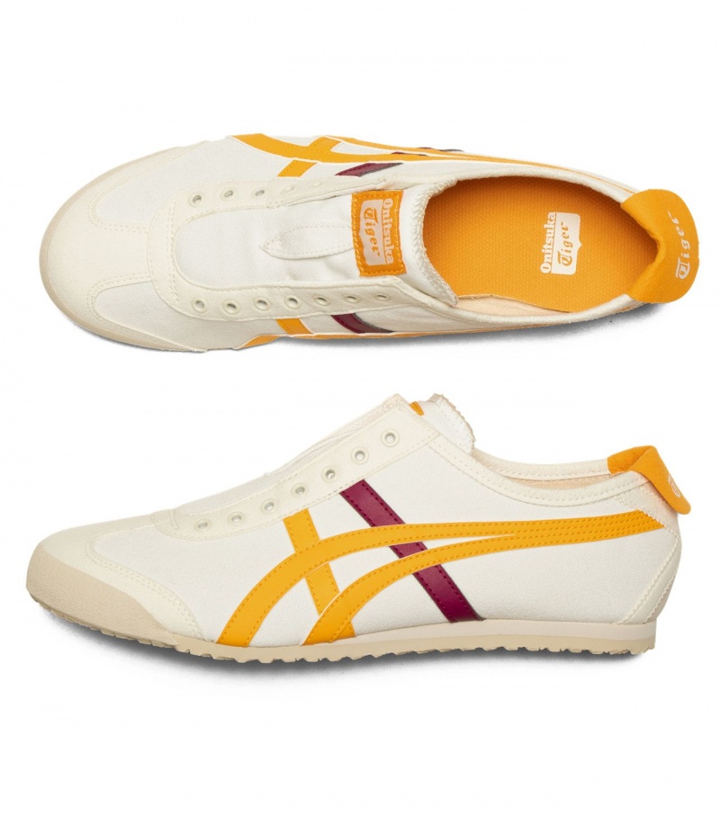 Cream / Orange Onitsuka Tiger Mexico 66 Slip-On | 64319-YQFI