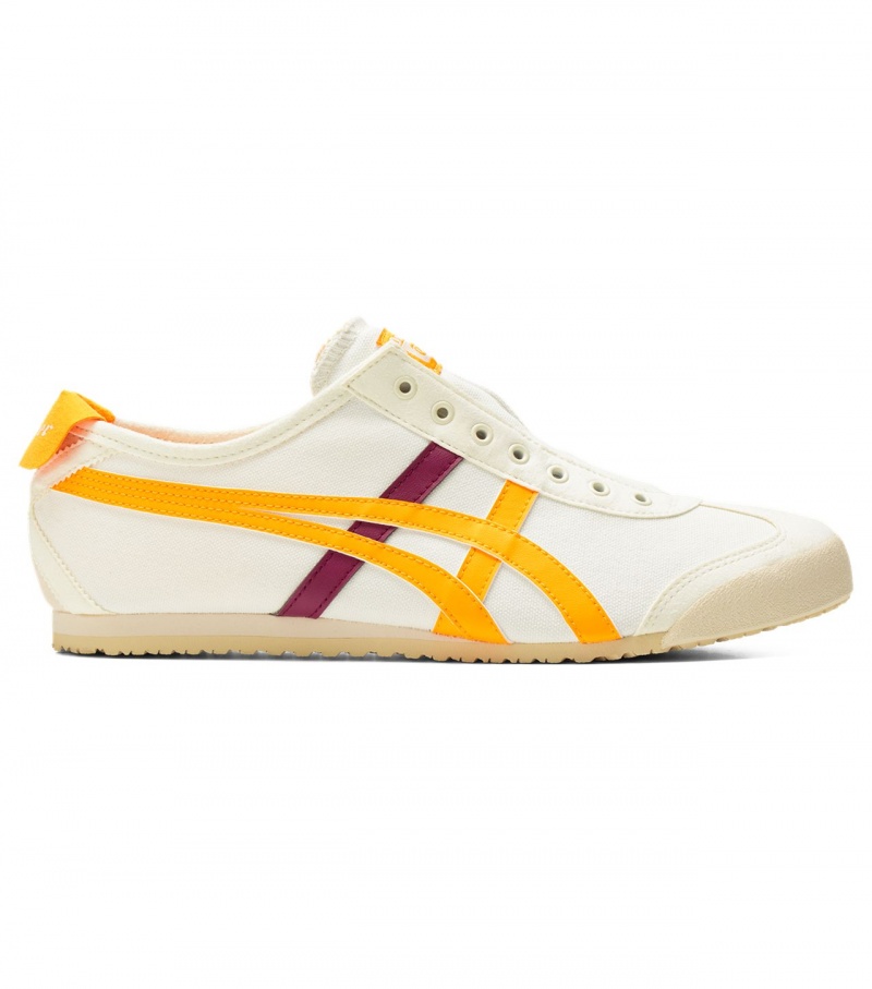 Cream / Orange Onitsuka Tiger Mexico 66 Slip-On | 97824-NHWR