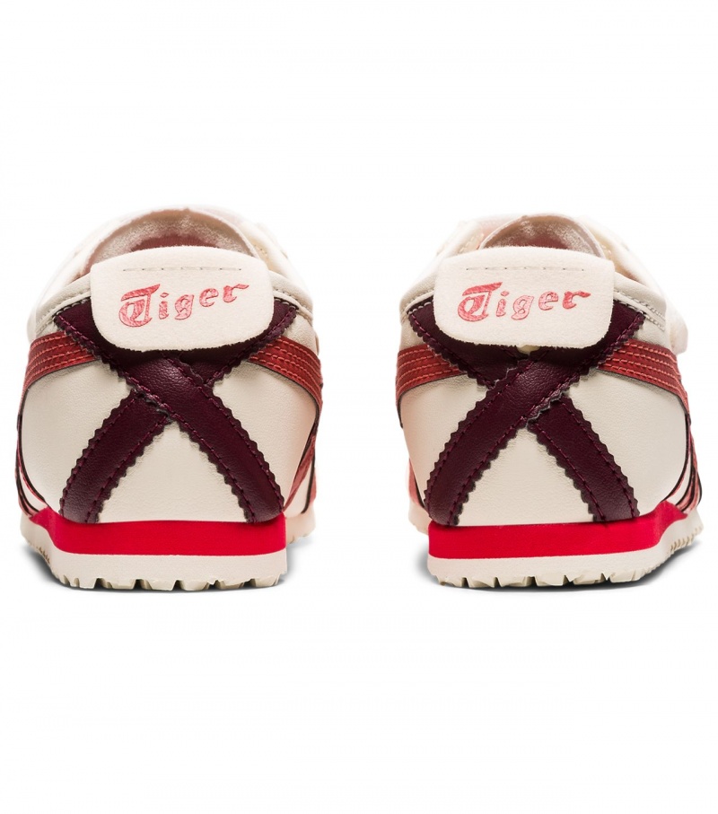 Cream / Red Dark Red Onitsuka Tiger Mexico 66 | 82753-GBYV