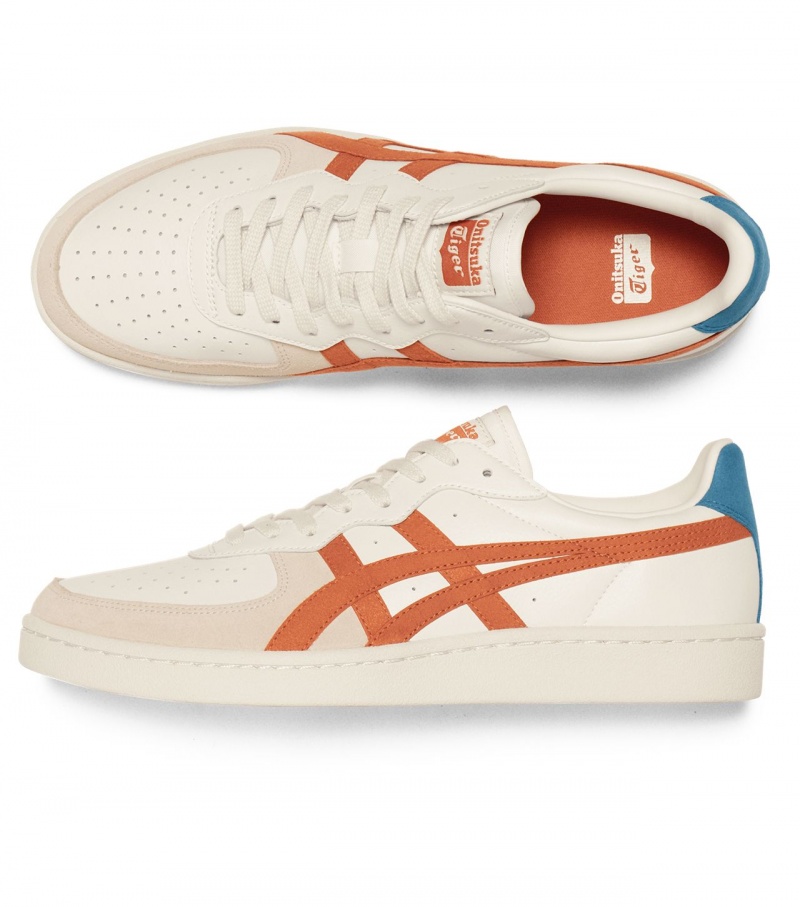 Cream / Red Orange Onitsuka Tiger Gsm | 04175-ZOQR