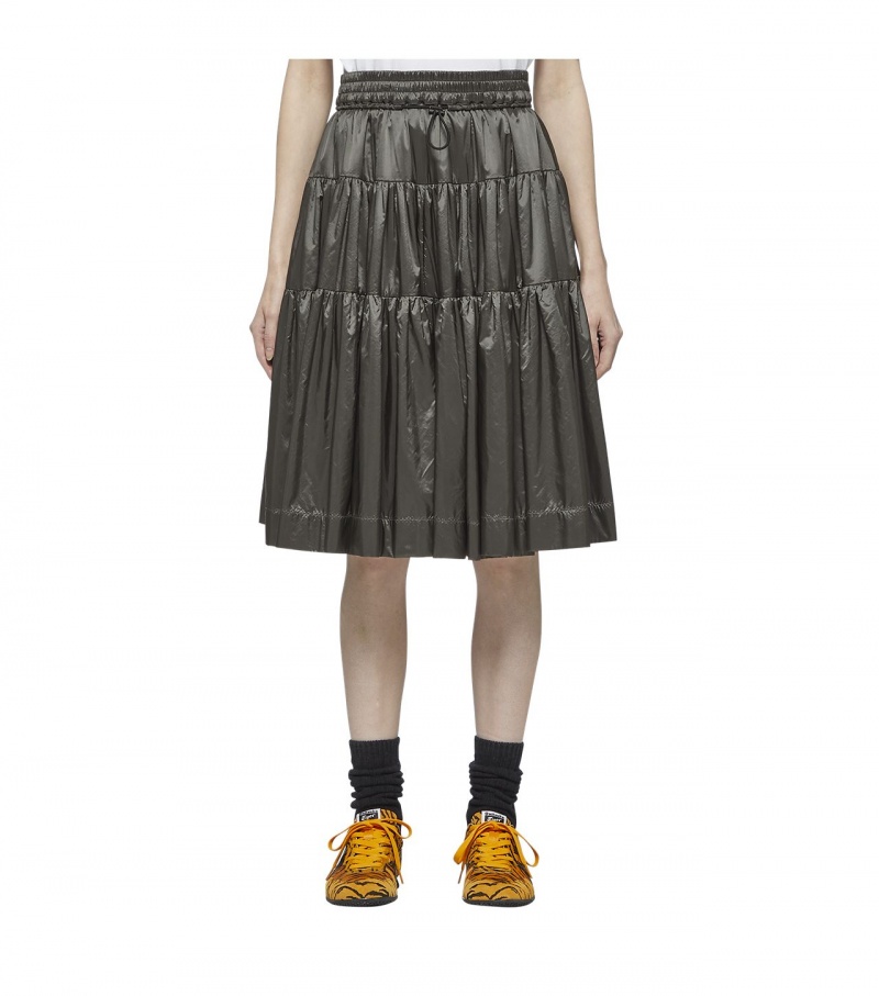 Dark Grey Onitsuka Tiger  Skirts | 40869-WTPC