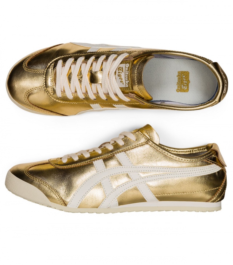 Gold Onitsuka Tiger Mexico 66 | 68975-GABY