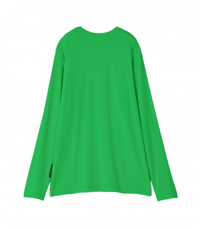 Green Onitsuka Tiger Sweatshirts | 92037-BYJZ