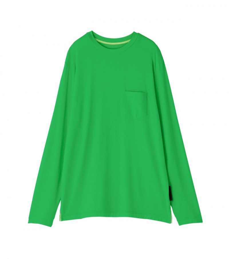 Green Onitsuka Tiger Sweatshirts | 92037-BYJZ