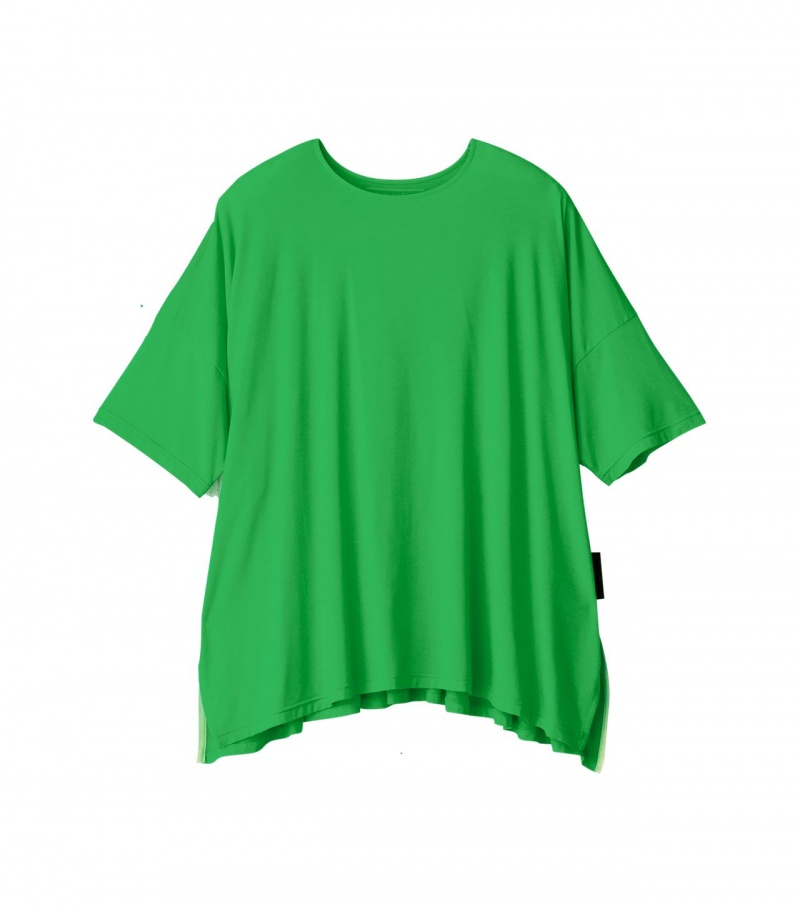 Green Onitsuka Tiger T Shirts | 54190-ZYOG