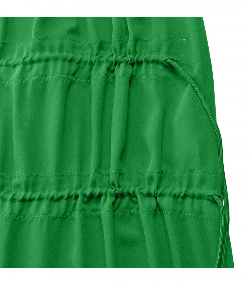 Green Onitsuka Tiger Ws Long Skirts | 19620-MDAE