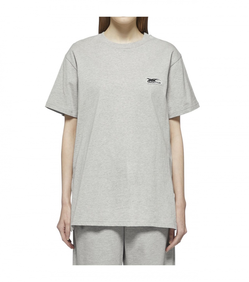 Grey Onitsuka Tiger T Shirts | 07541-YRVC