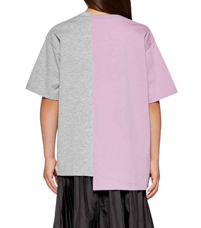 Lavender / Grey Onitsuka Tiger Graphic T Shirts | 21509-STBR