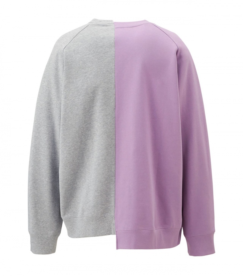 Lavender / Grey Onitsuka Tiger Sweat Tops | 40397-ZVUB