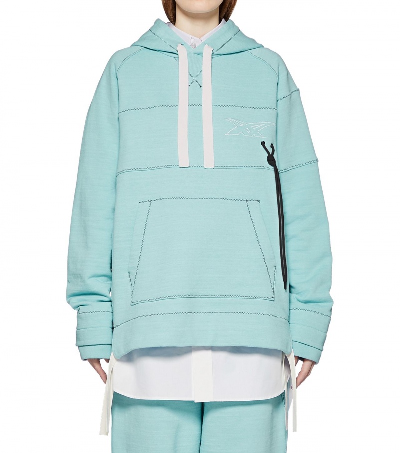 Light Blue Onitsuka Tiger Hoodie | 28017-YGED