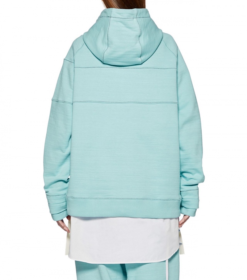 Light Blue Onitsuka Tiger Hoodie | 28017-YGED