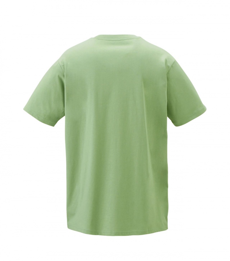 Light Green Onitsuka Tiger Graphic T Shirts | 47801-BWJC