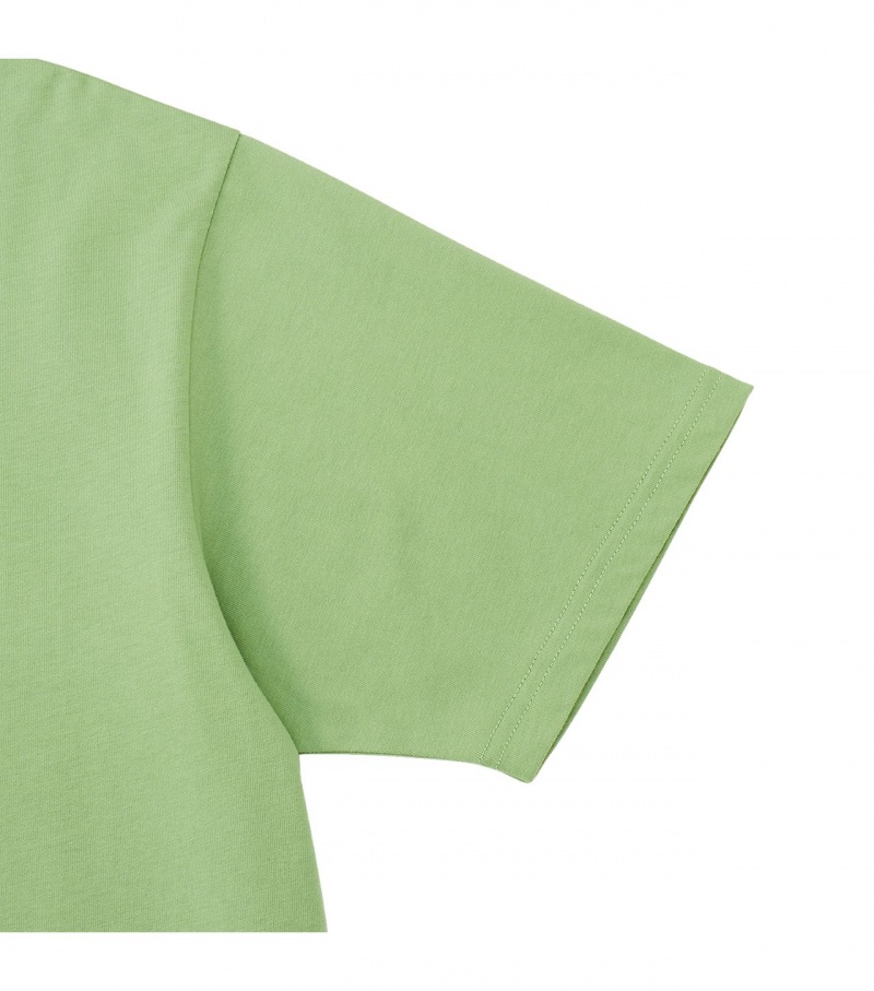 Light Green Onitsuka Tiger Graphic T Shirts | 47801-BWJC