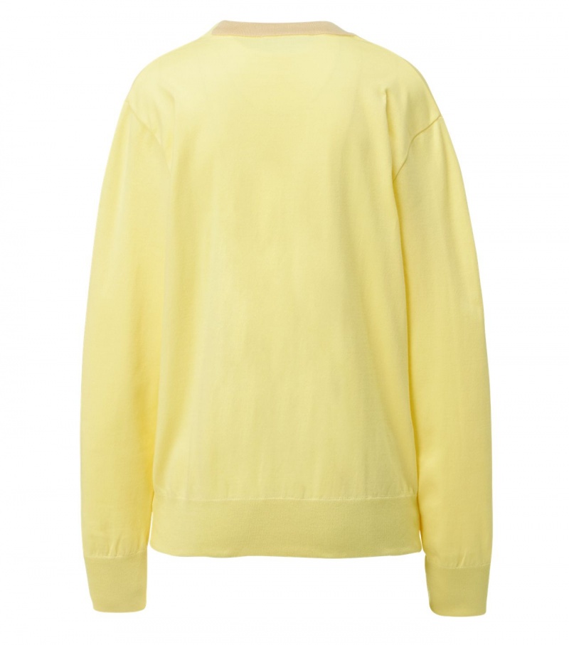 Light Yellow Onitsuka Tiger Cardigan | 96320-OGJL