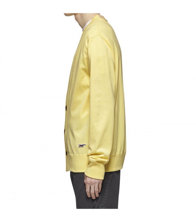 Light Yellow Onitsuka Tiger Cardigan | 96320-OGJL