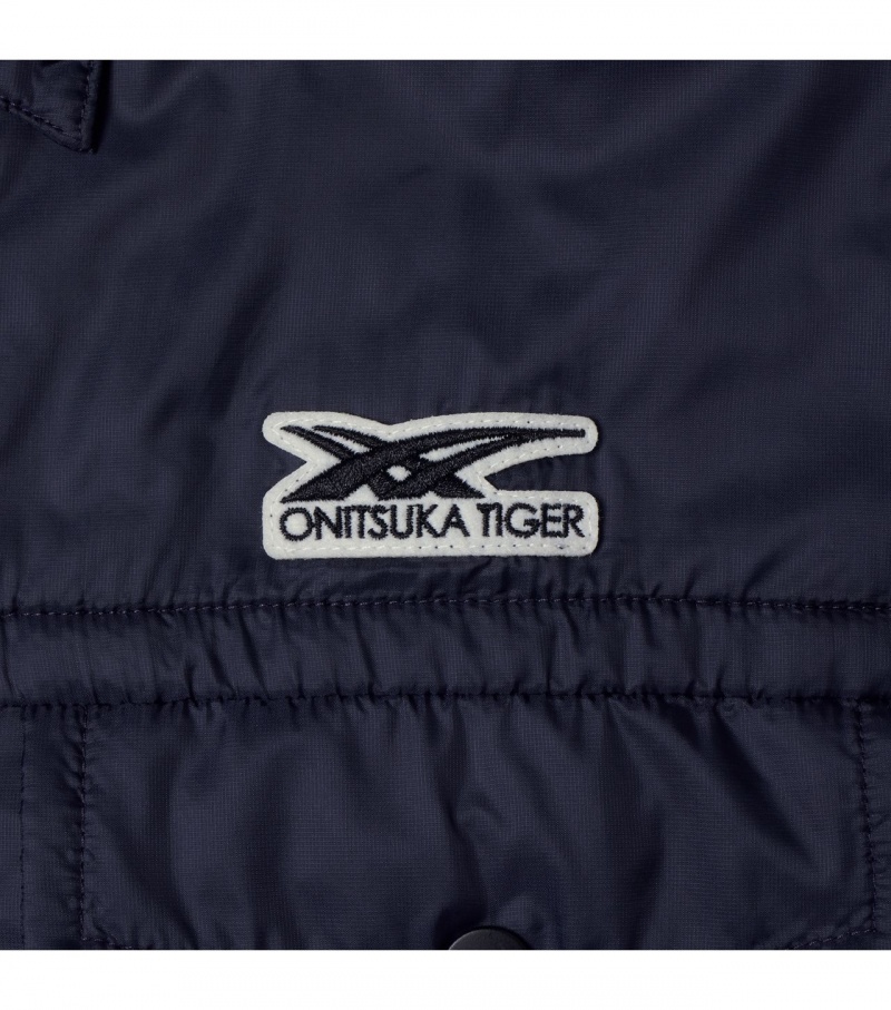 Navy Onitsuka Tiger Jackets | 61480-YFSH