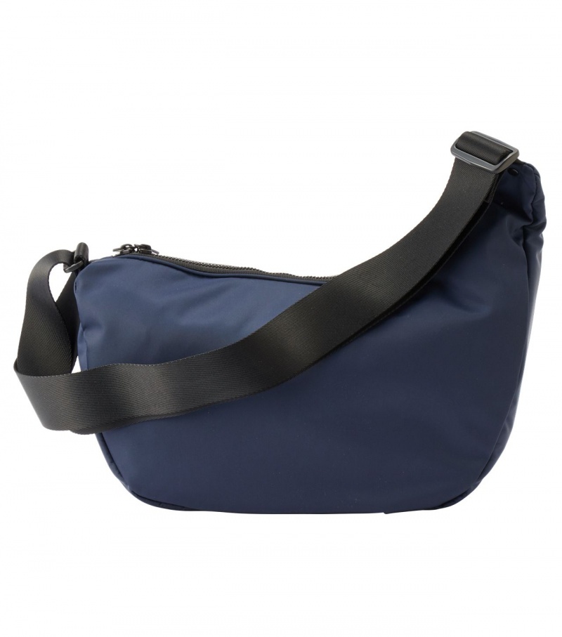 Navy Onitsuka Tiger Messenger Bag | 05796-HYWU