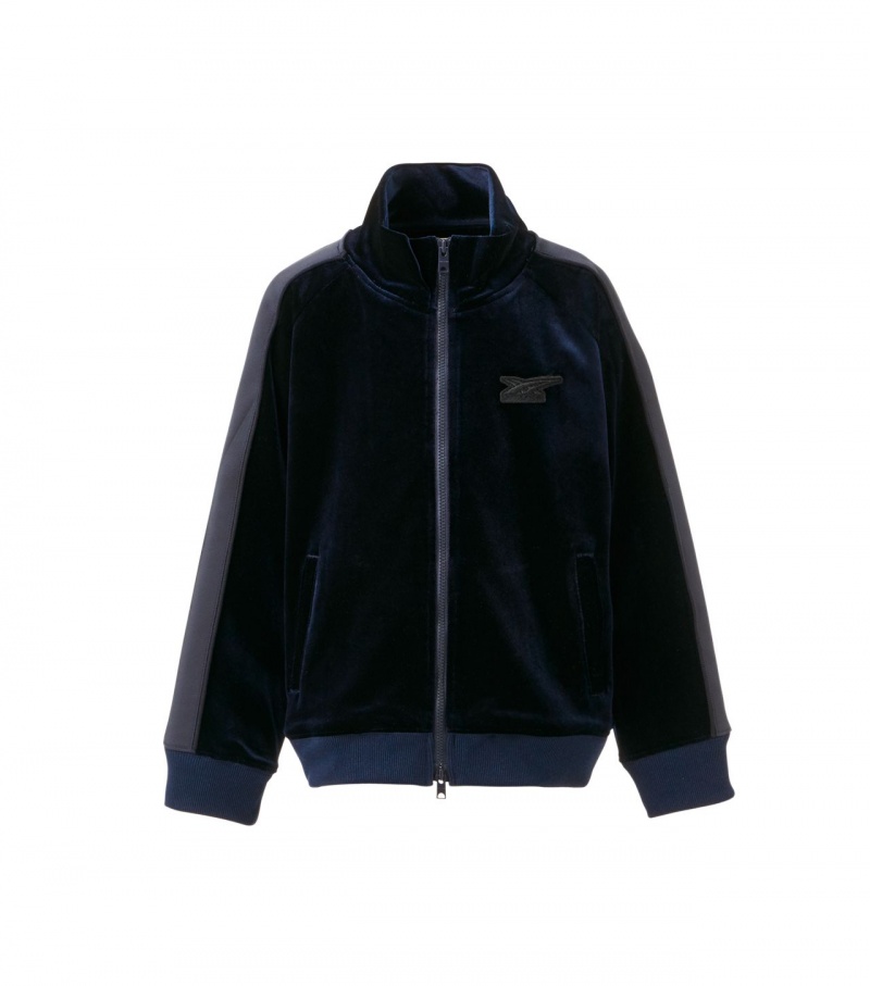 Navy Onitsuka Tiger P Track Tops | 36512-FQRB