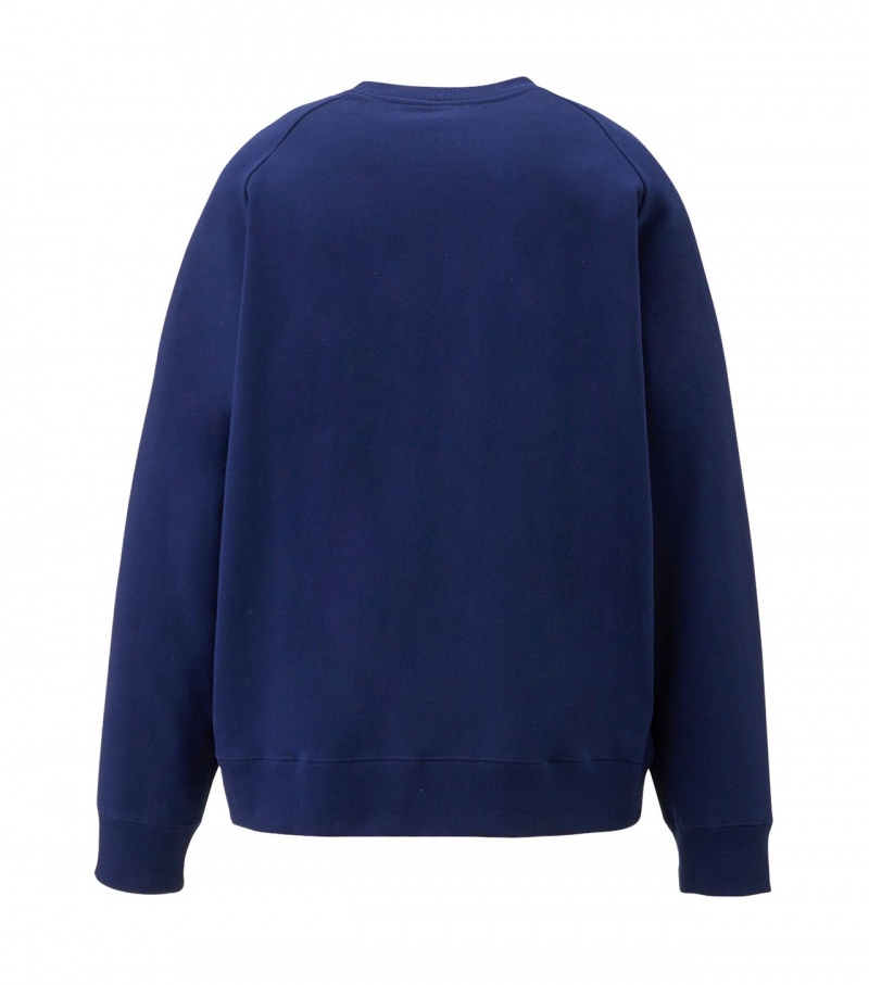 Navy Onitsuka Tiger Sweat Tops | 46758-YNRF