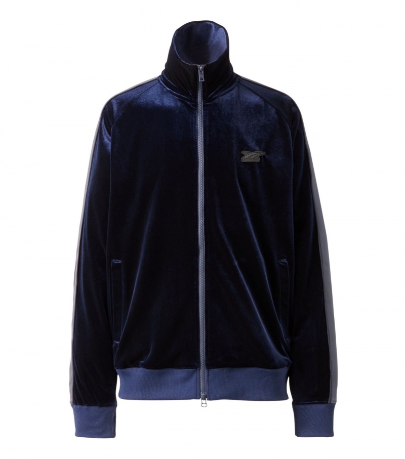 Navy Onitsuka Tiger Track Tops | 64732-PFYK