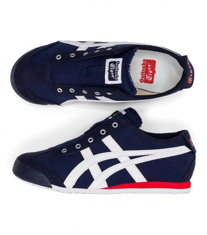 Navy / White Onitsuka Tiger Mexico 66 Slip-On | 42083-SIJF