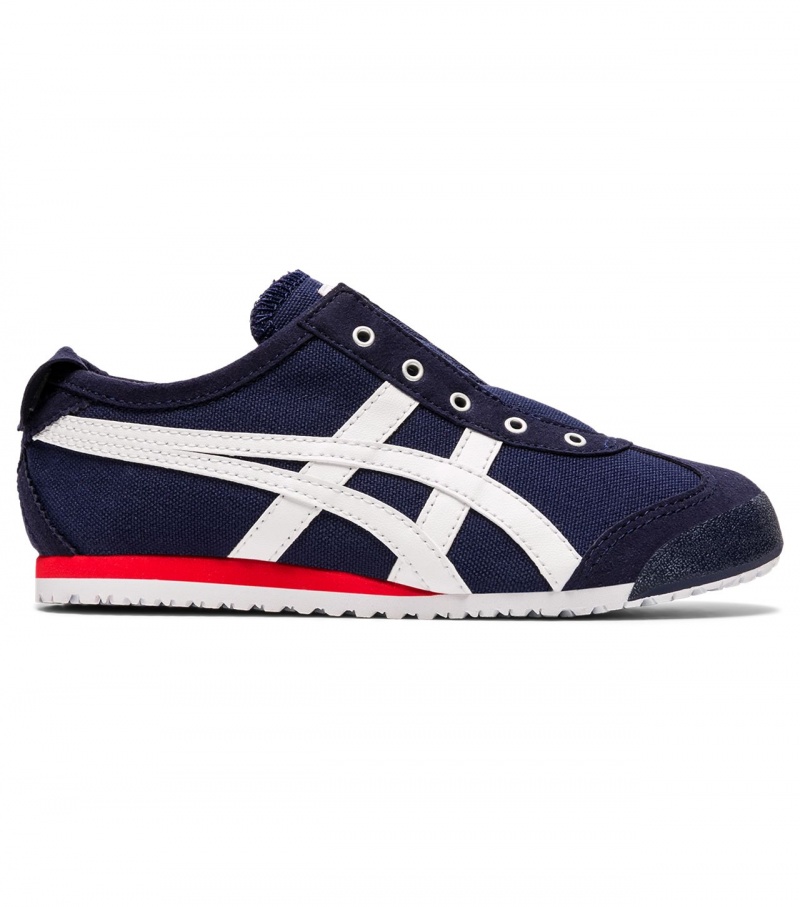 Navy / White Onitsuka Tiger Mexico 66 Slip-On | 42083-SIJF