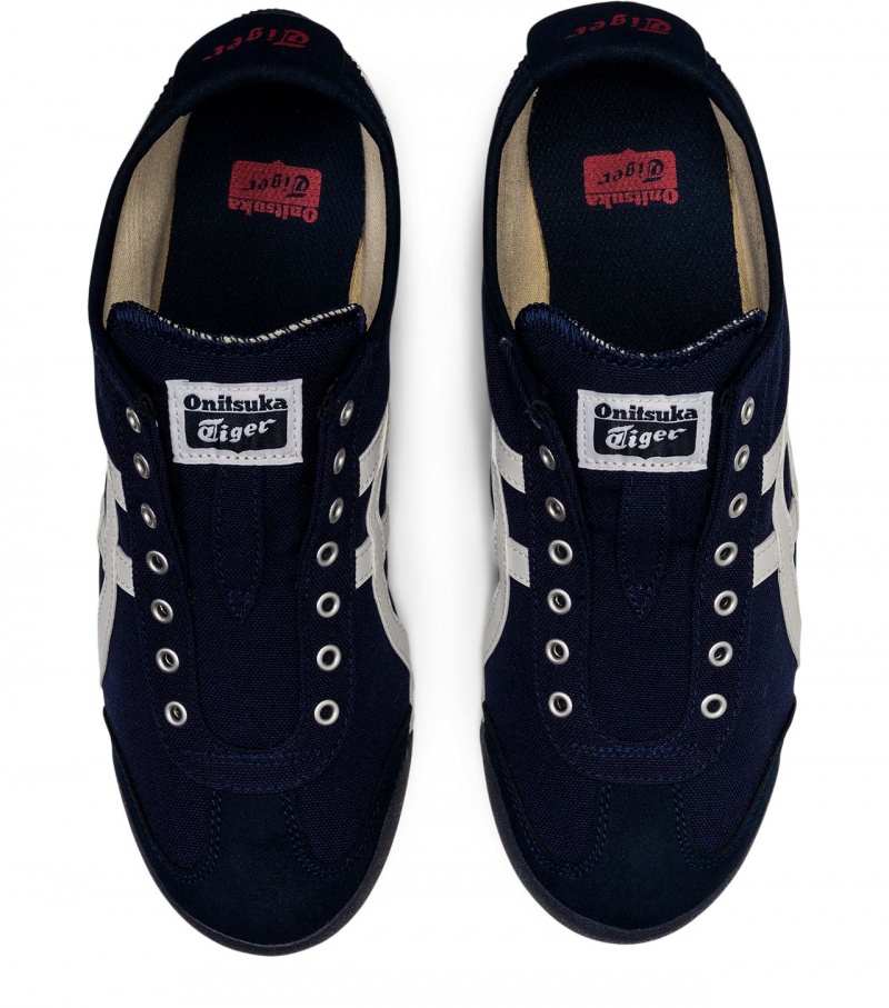 Navy / White Onitsuka Tiger Mexico 66 Slip-On | 75234-QPMY