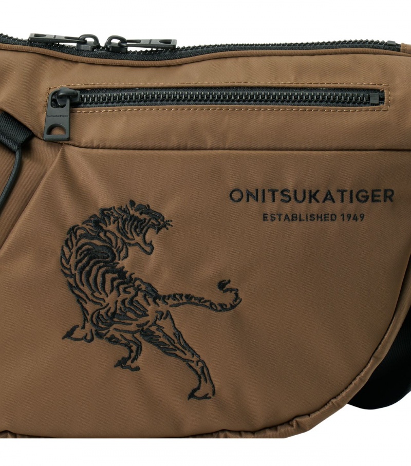 Olive Onitsuka Tiger Messenger Bag | 86135-YUEB