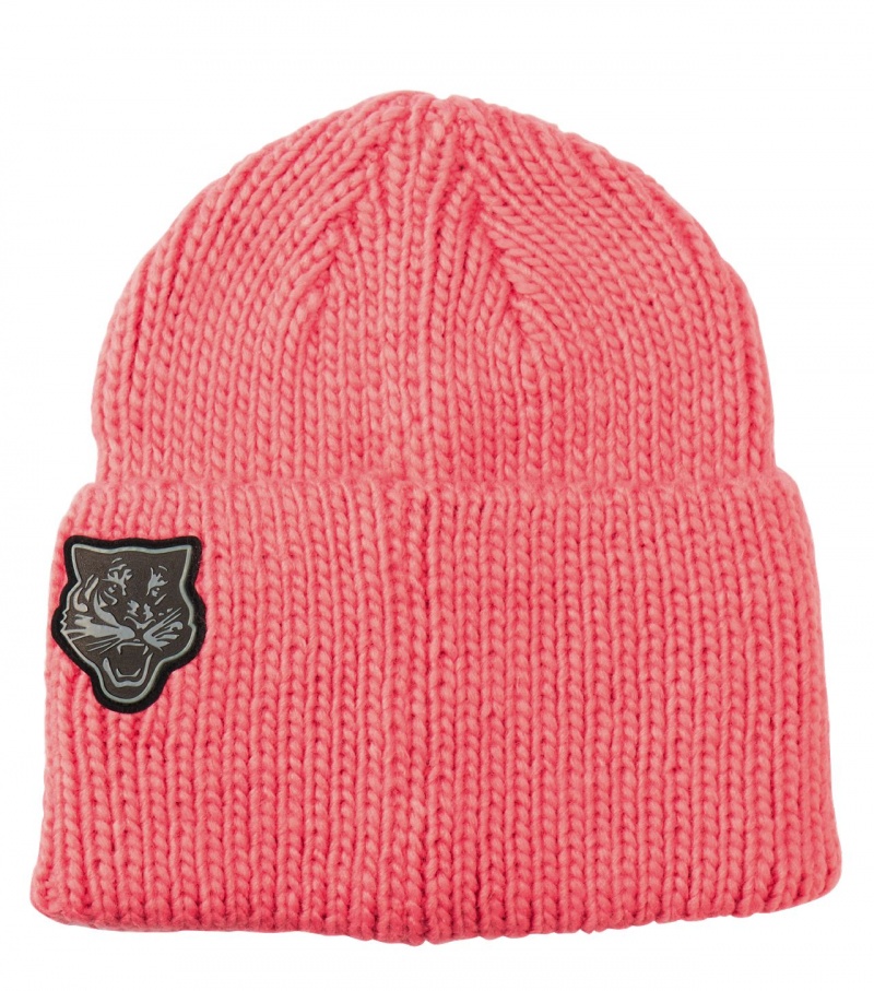 Pink Onitsuka Tiger Beanie | 71824-NEIG